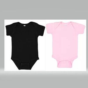 Marky G Apparel Baby Rib Bodysuit Short Sleeve 2 Pack 18 Months 100% cotton 4400